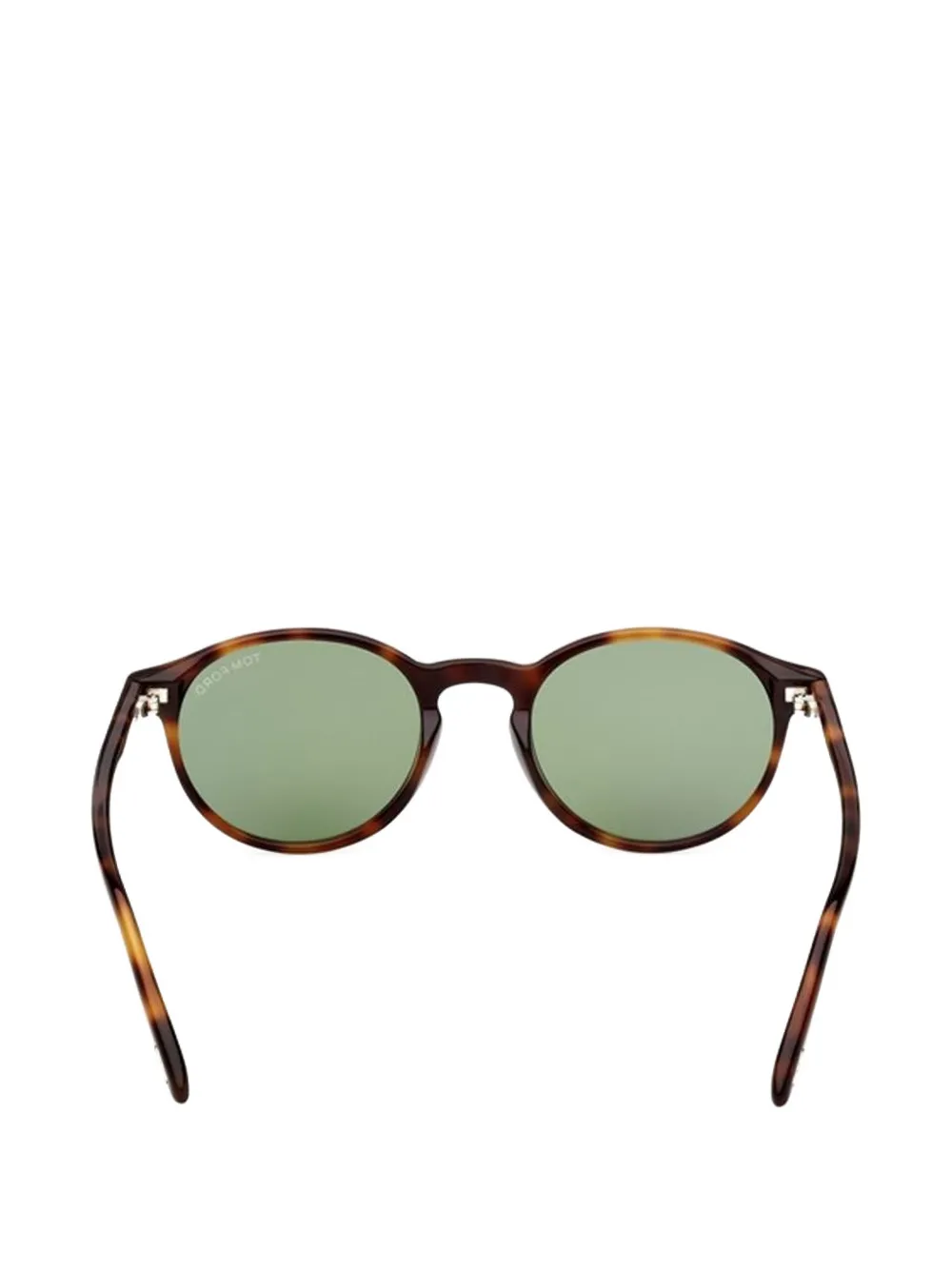 TOM FORD Zonnebril met rond montuur Bruin