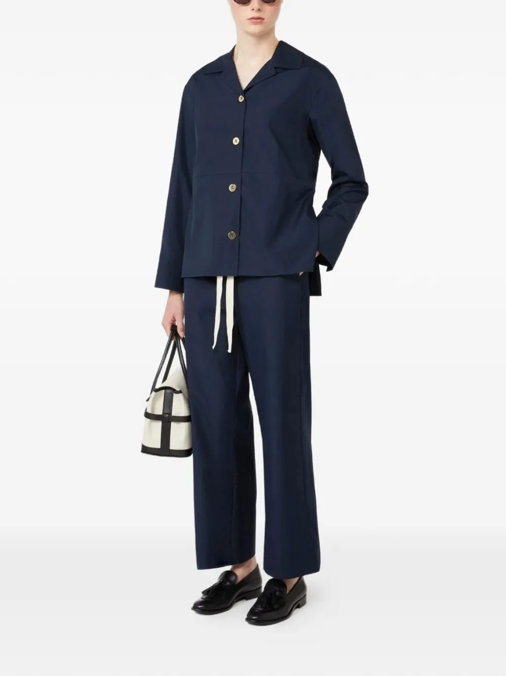  's Max Mara Smmargento Drawstring Trousers - Blue 