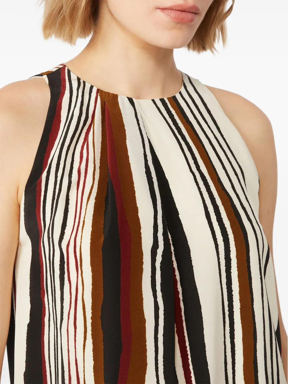 Max Mara Gestreepte blouse Beige