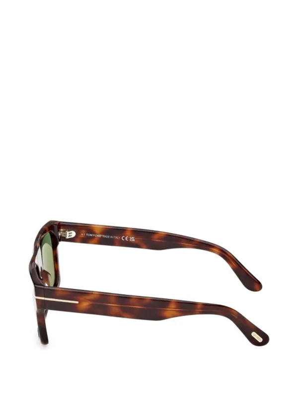 TOM FORD Cyrus トータスシェル サングラス | ブラウン | FARFETCH JP
