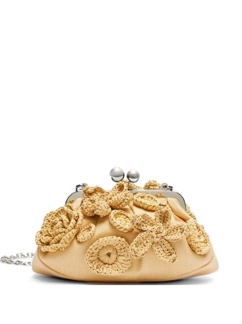 Weekend Max Mara small Comune floral-embellished shoulder bag - Toni neutri