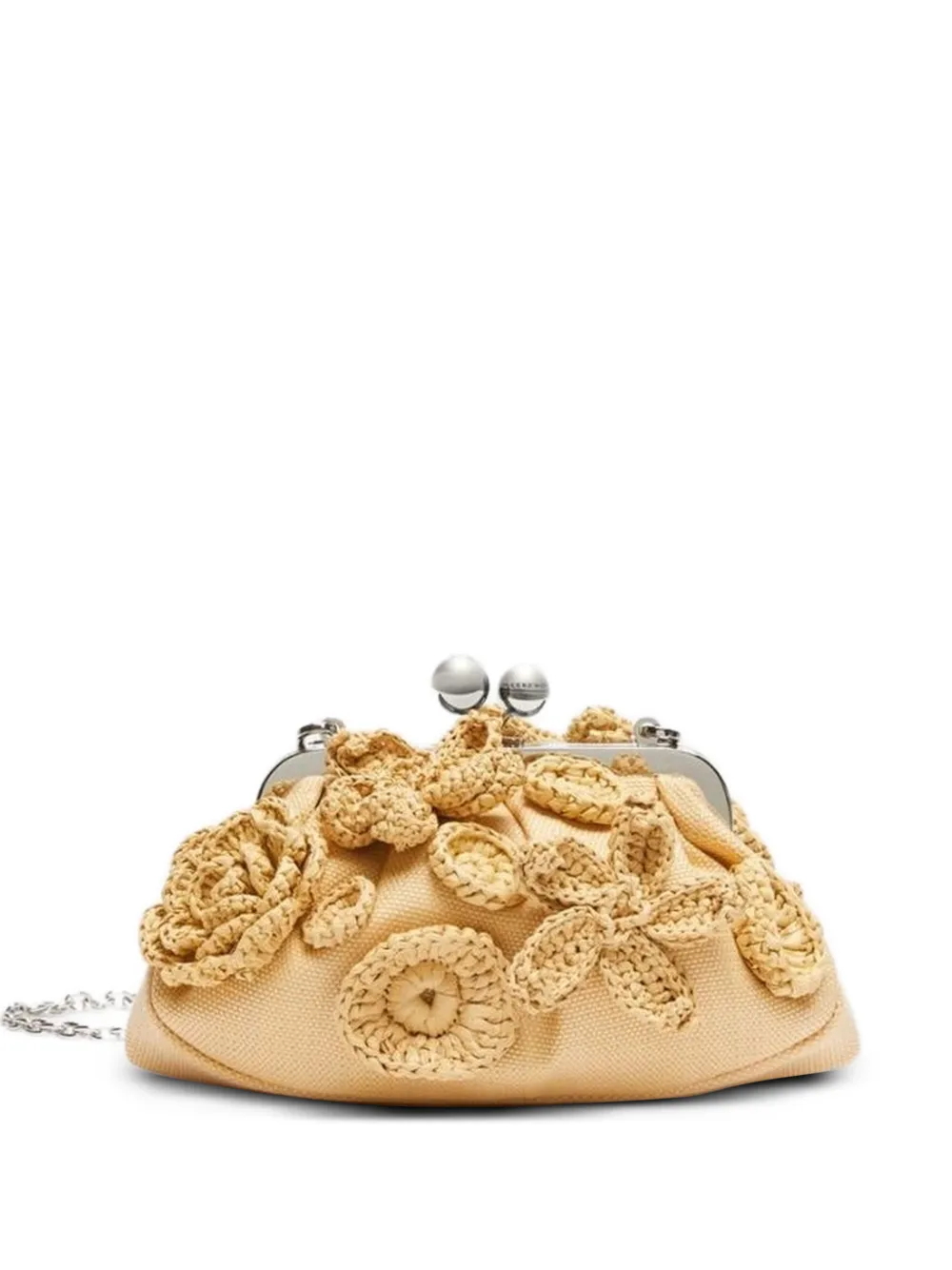Weekend Max Mara small Comune floral-embellished shoulder bag - Toni neutri