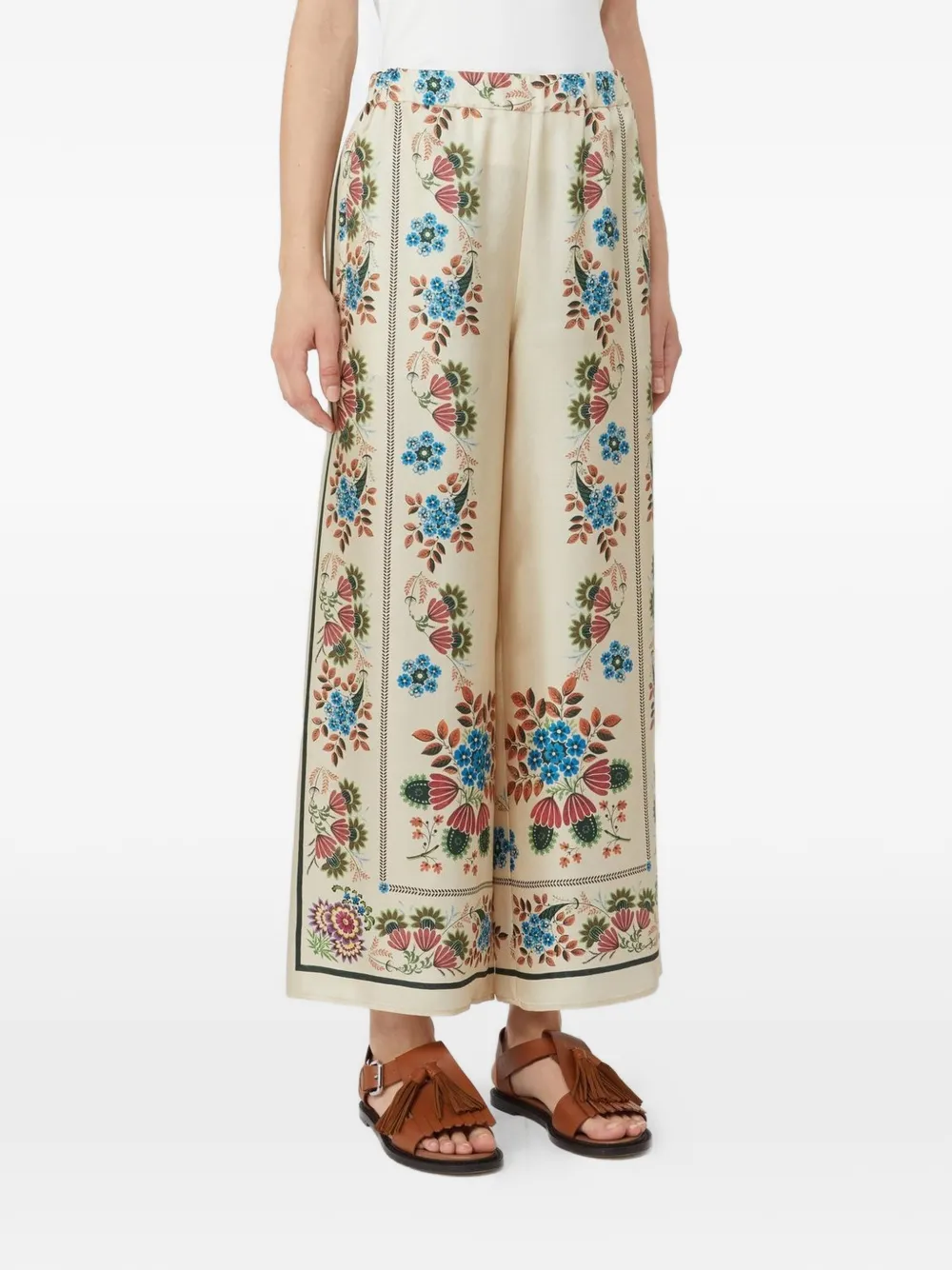 Weekend Max Mara WKDSNACK printed trousers - Toni neutri