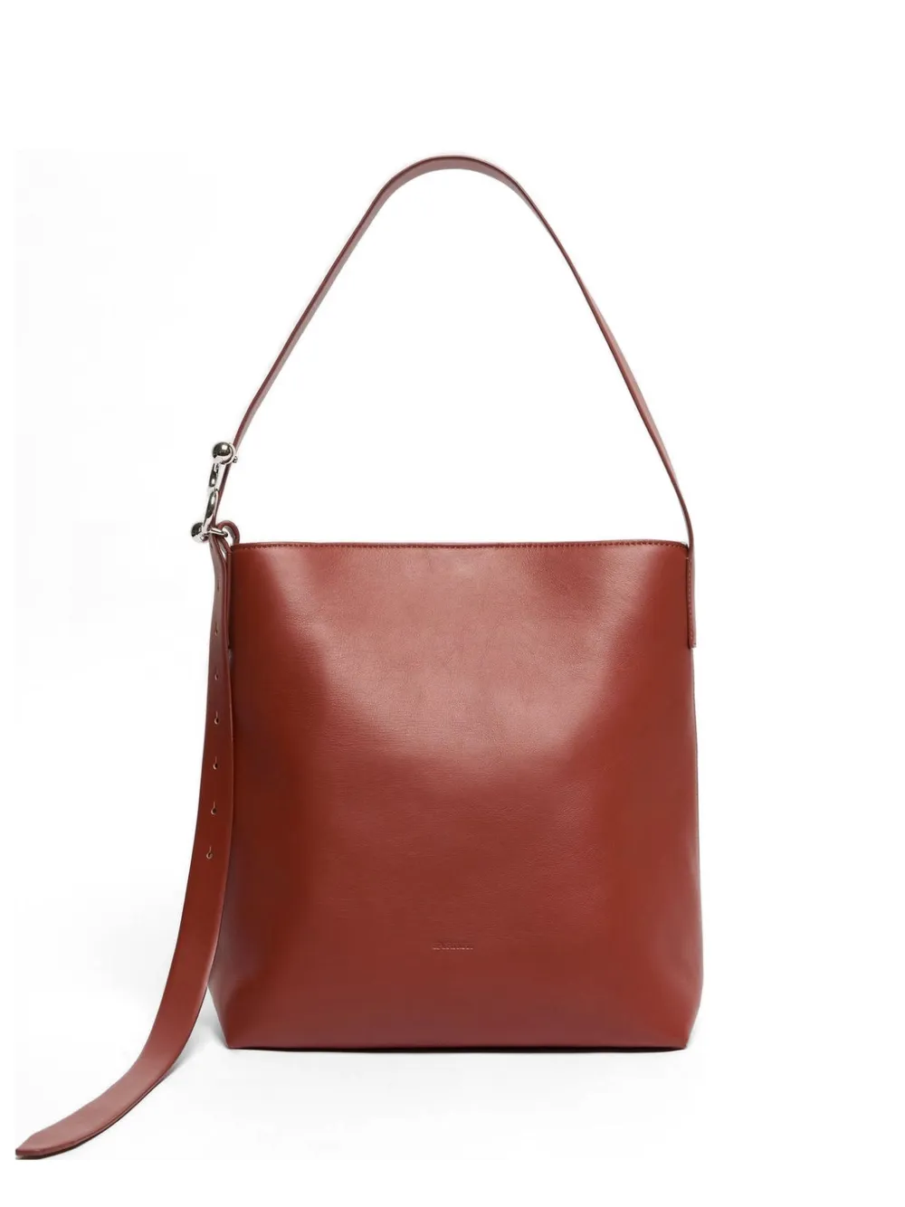 Max Mara leather shoulder bag - Marrone