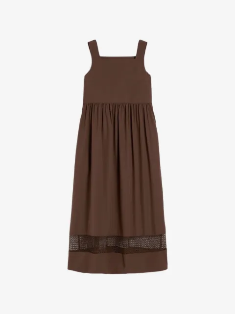 Weekend Max Mara vestido largo con encaje incorporado