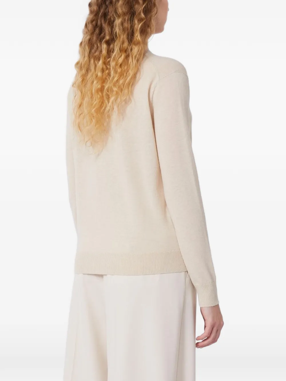  Weekend Max Mara V-neck Sweater - Neutrals 