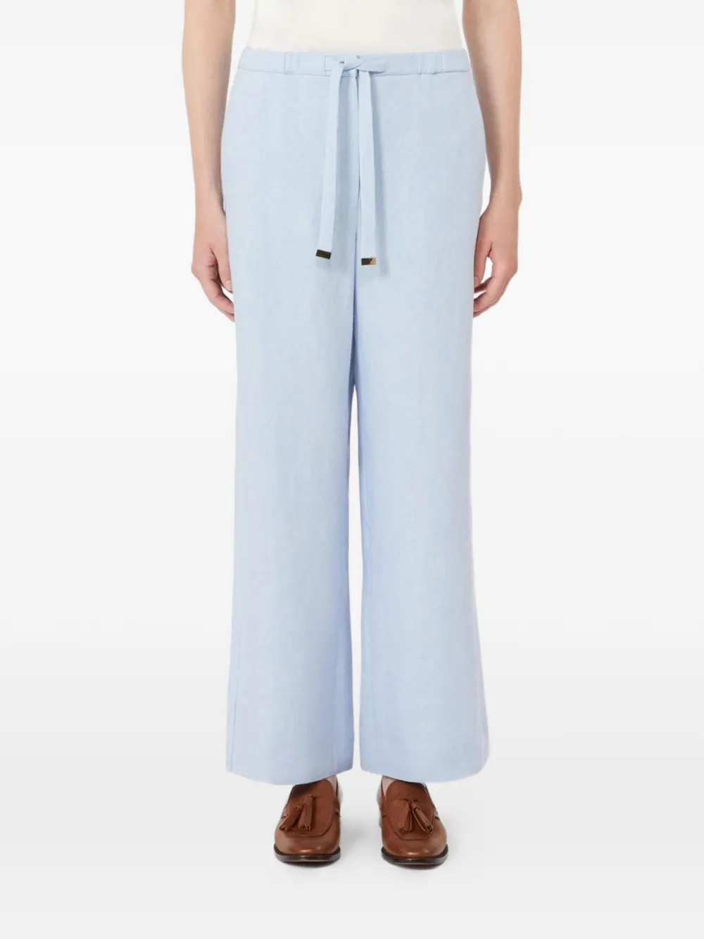 'S Max Mara Broek met trekkoord Blauw