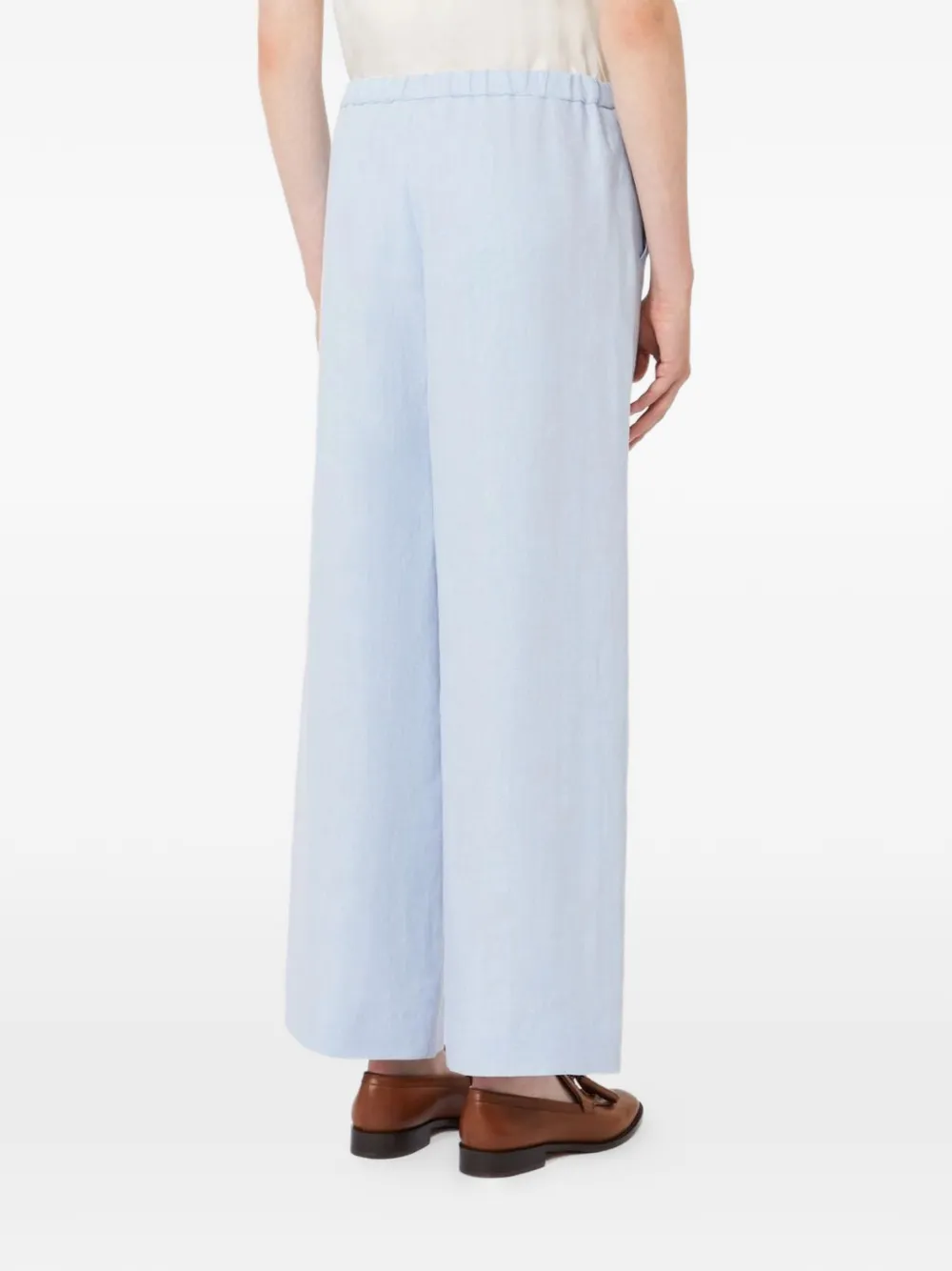 'S Max Mara Broek met trekkoord Blauw