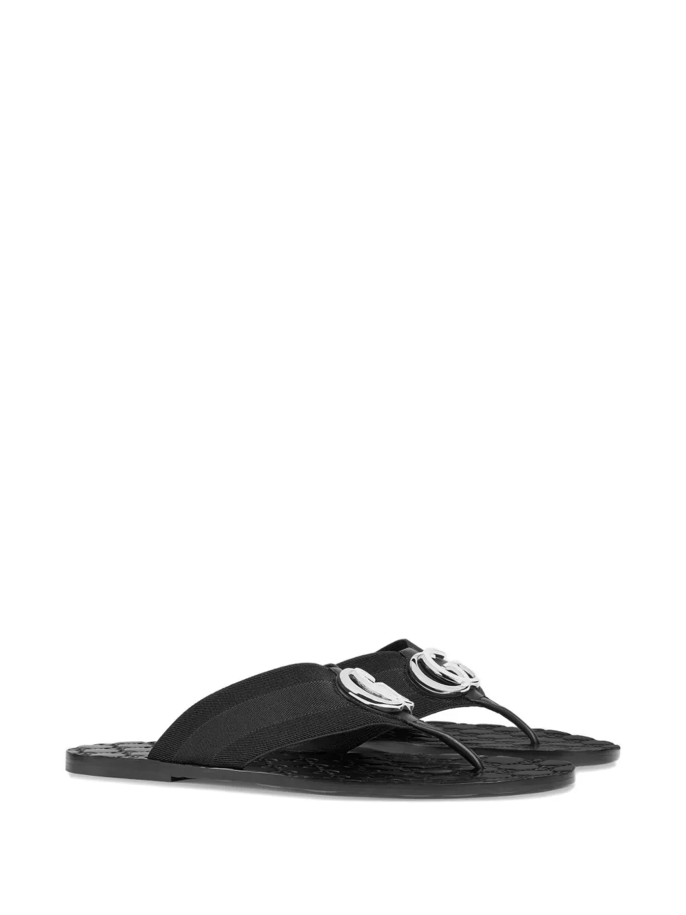 Gucci Riviera sandalen met string Zwart