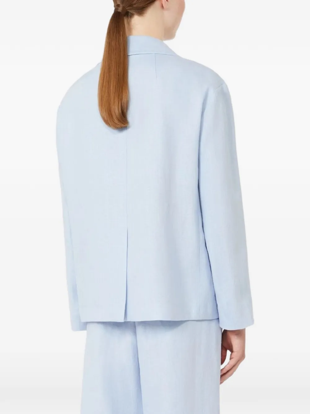 'S Max Mara Blazer met dubbele rij knopen Blauw