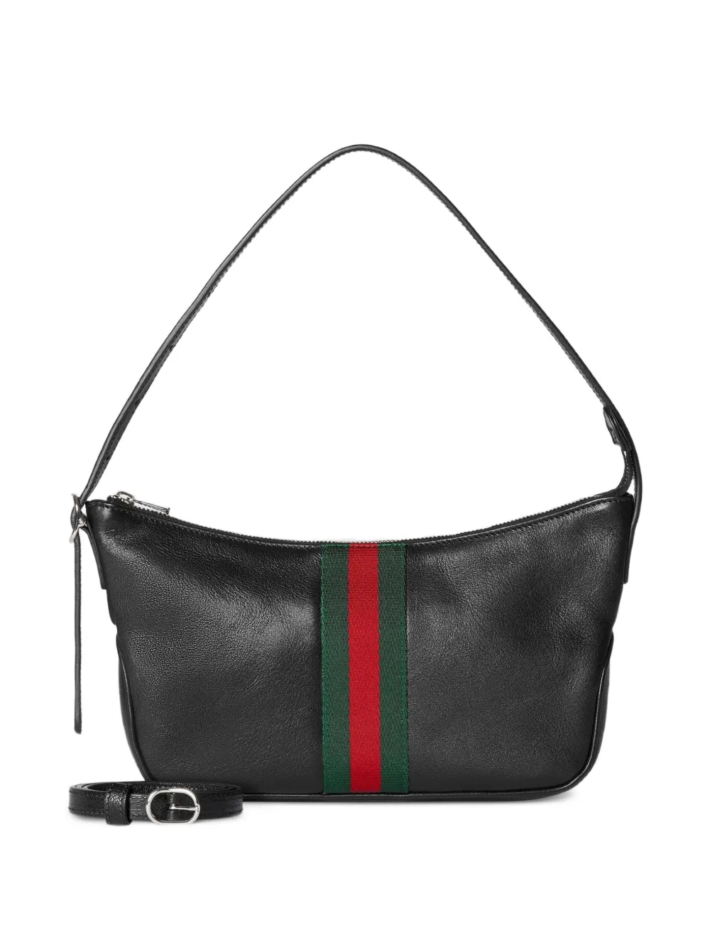Gucci leather messenger bag - Schwarz