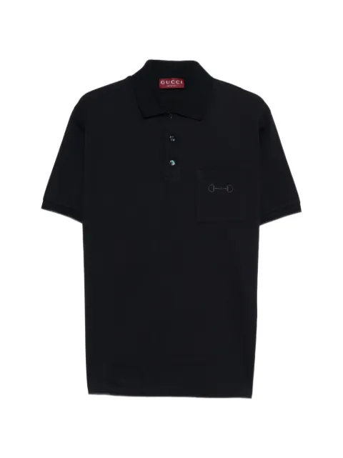 Gucci pocket-detail cotton polo shirt