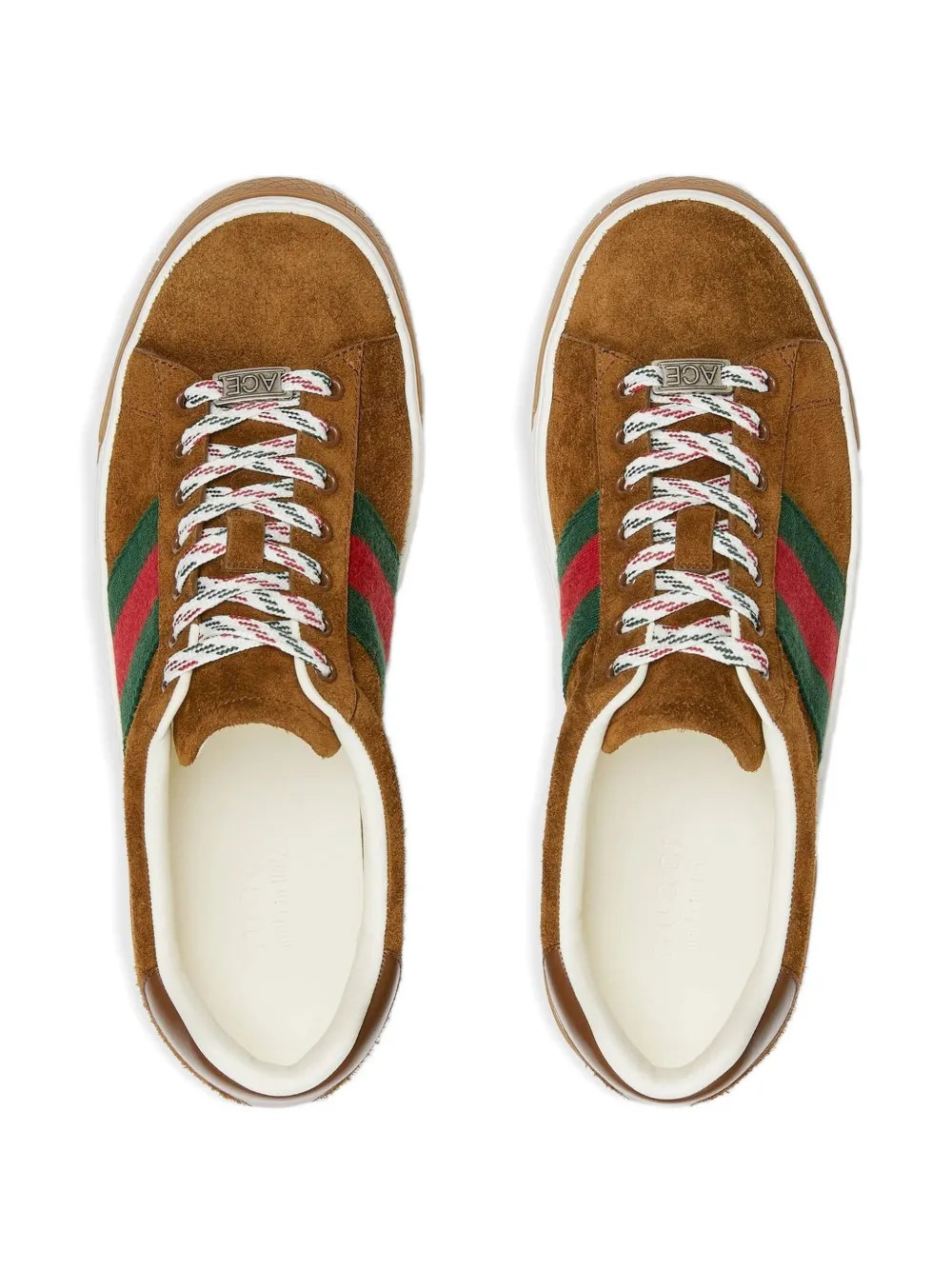 Gucci Ace sneakers met webdetail Bruin