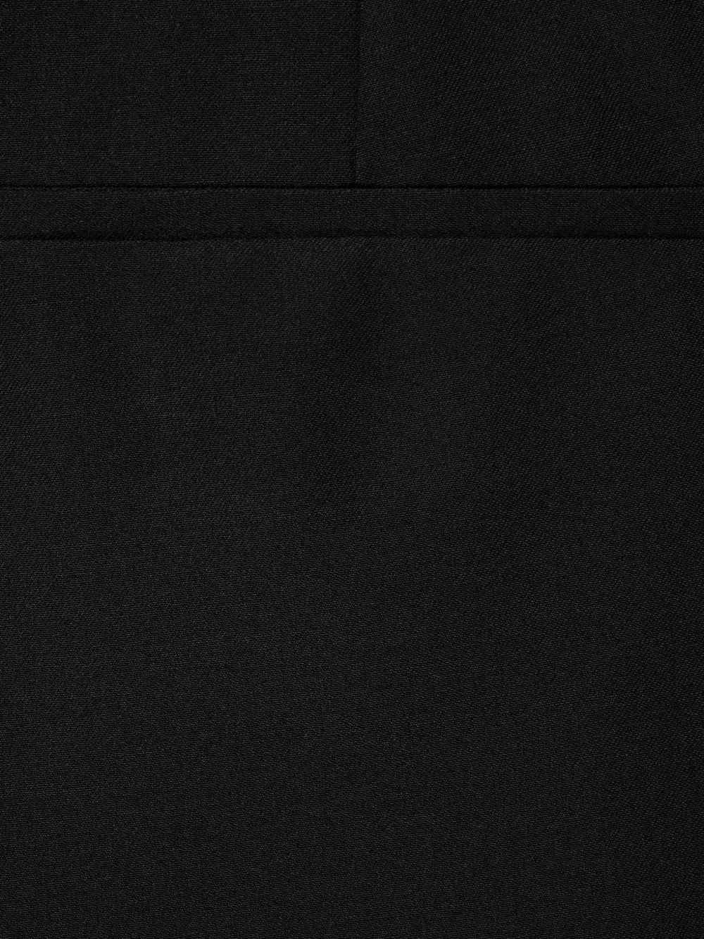 Gucci Wollen zijden twill broek Zwart