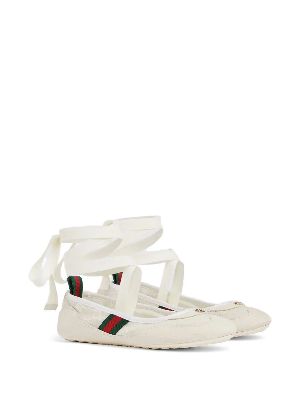 Gucci Shift ballet flats Wit