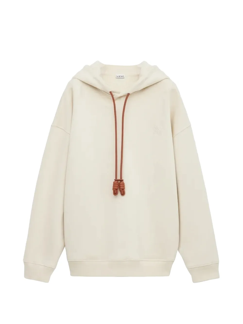 LOEWE knot-detail hoodie - Toni neutri
