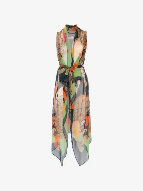 ETRO manteau à motif cachemire