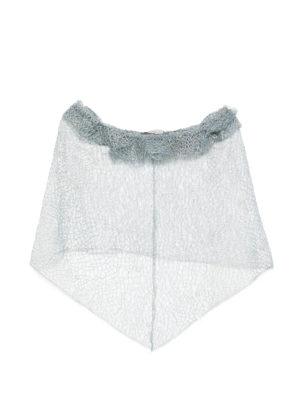 Fely Campo ruffled cape - Blau