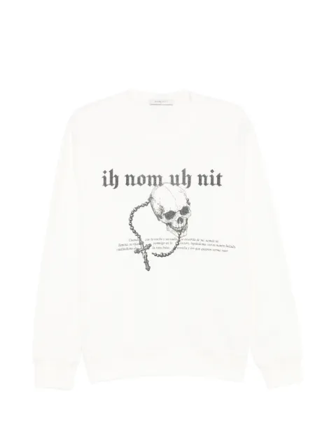 Ih Nom Uh Nit skull-print sweatshirt