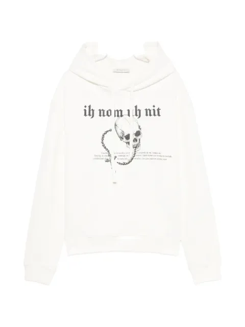 Ih Nom Uh Nit skull-print hoodie