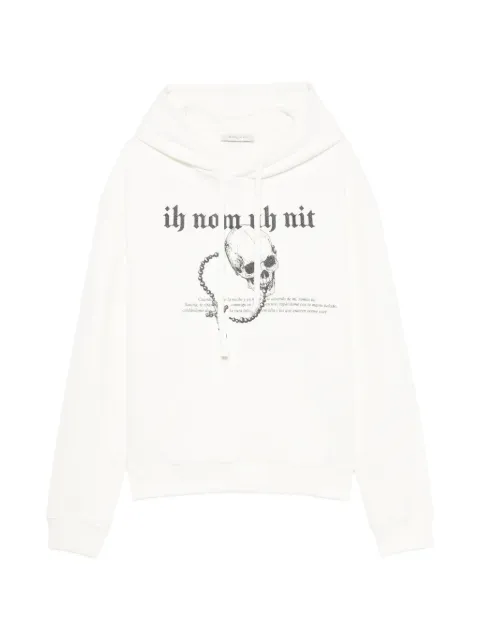 Ih Nom Uh Nit skull-print hoodie
