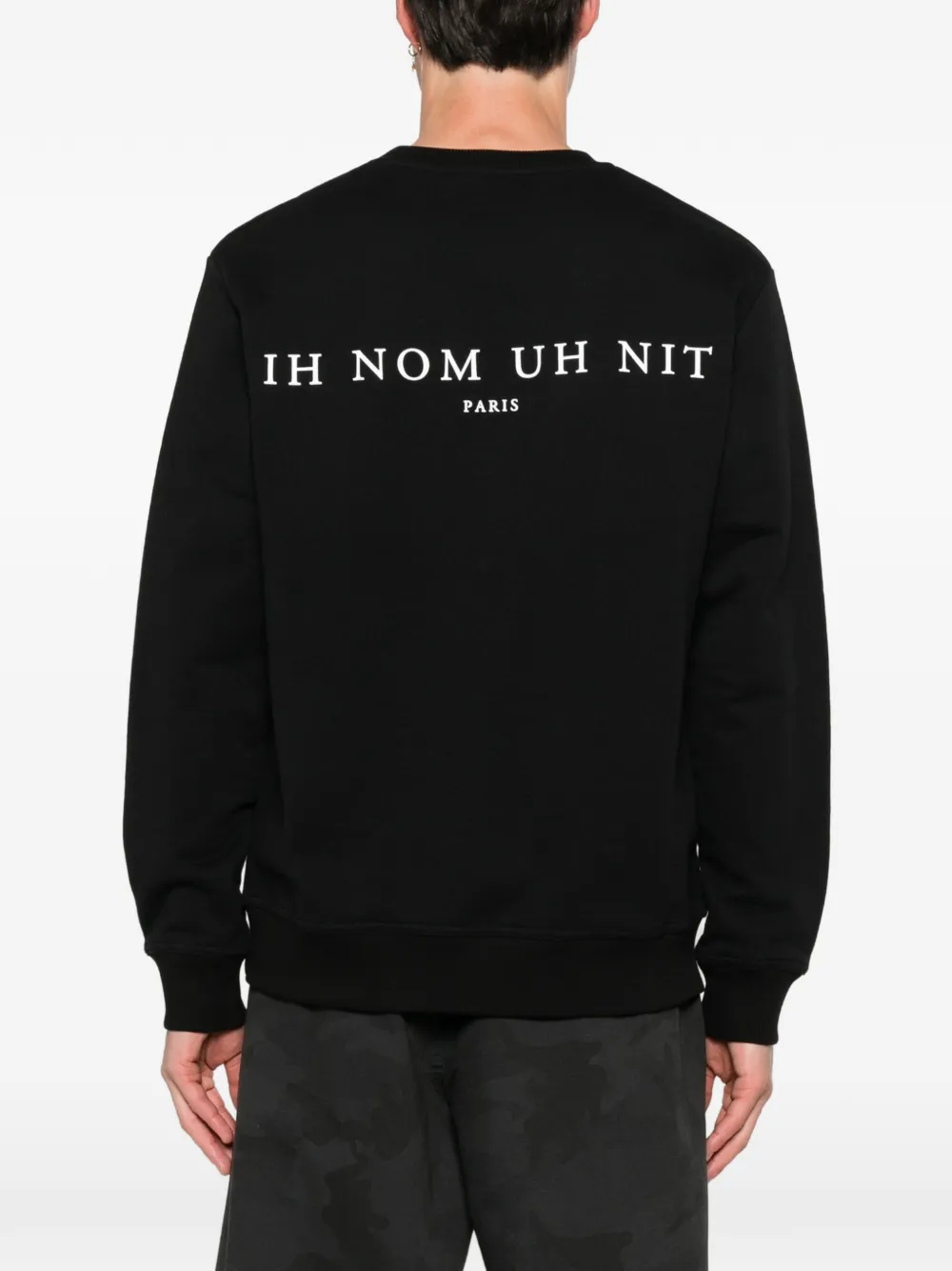 Ih Nom Uh Nit Sweater met print Zwart