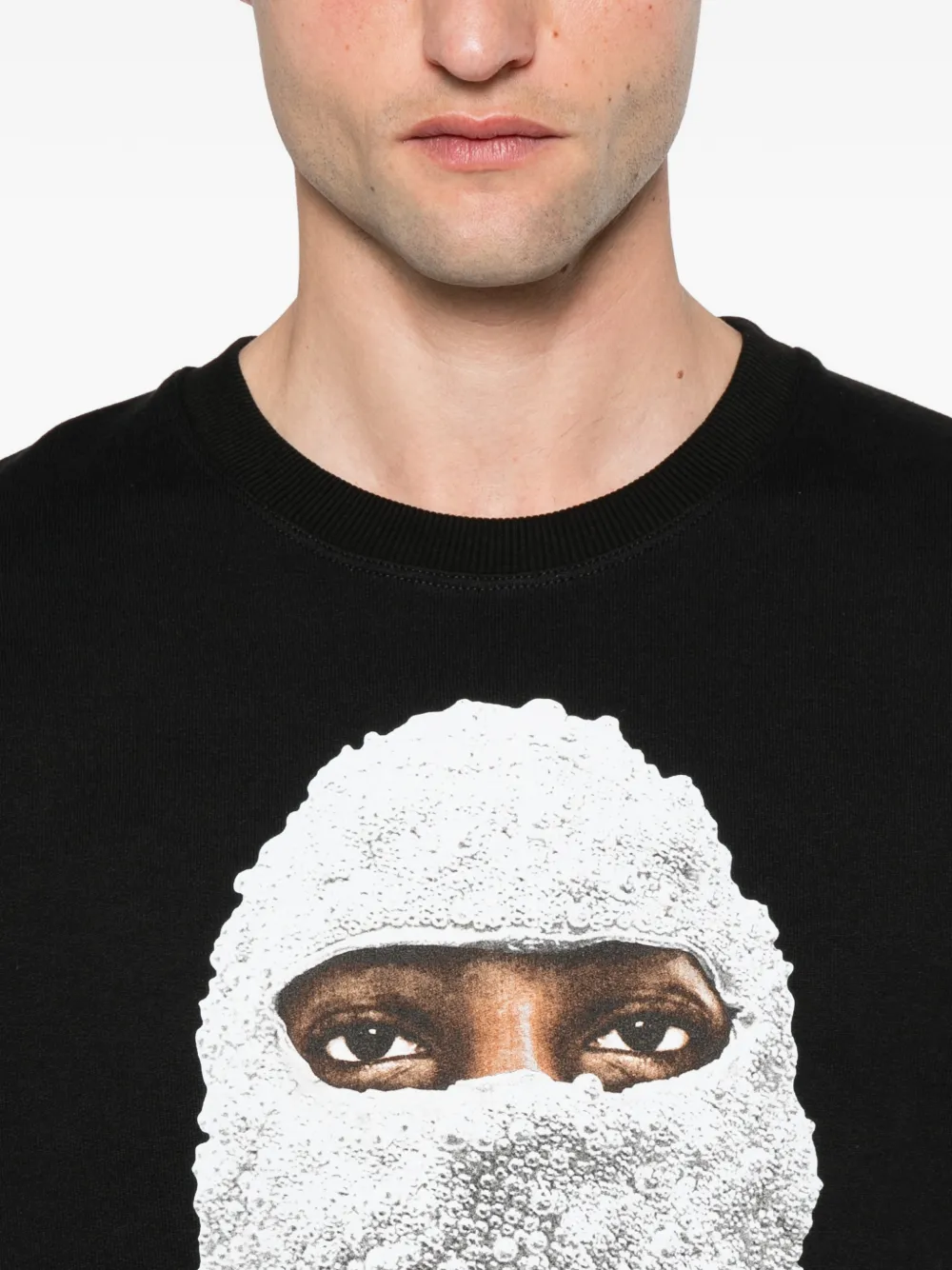 Ih Nom Uh Nit Sweater met print Zwart
