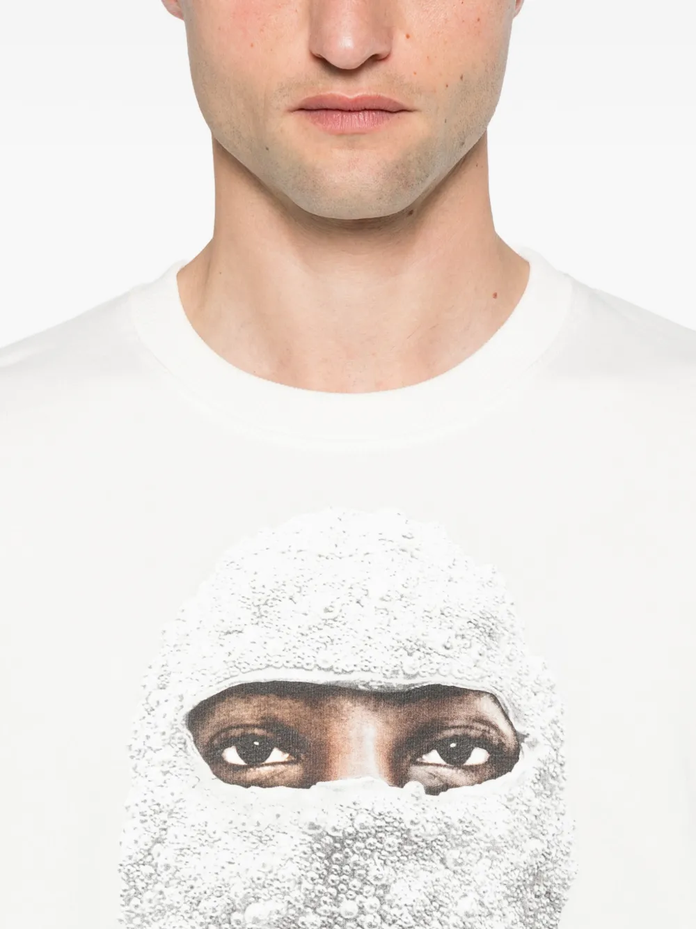 Ih Nom Uh Nit Mask Future sweater met print Beige