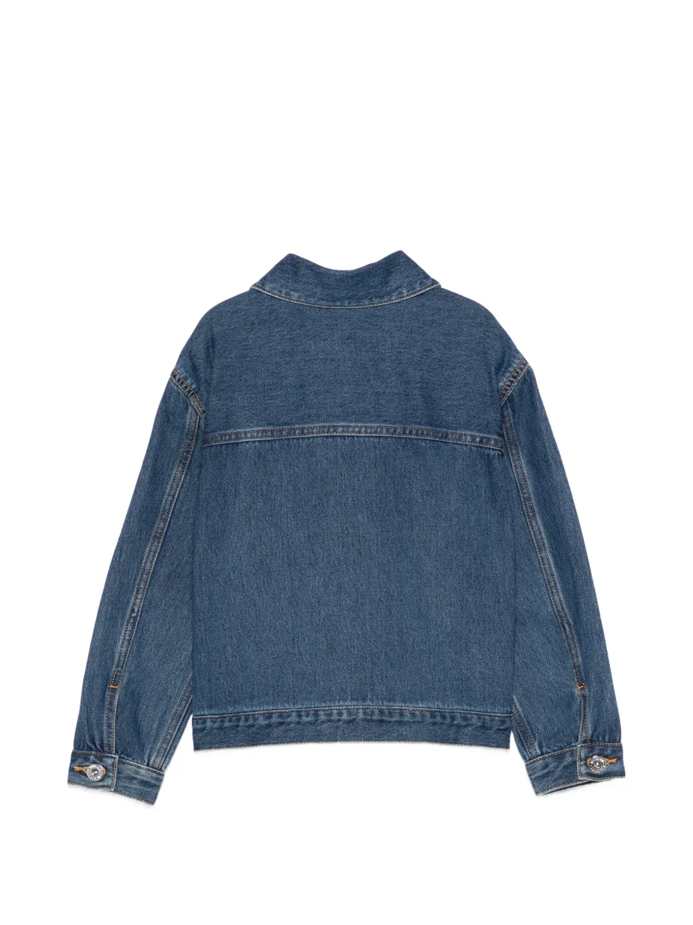 Moschino Kids Jack met borduurwerk Blauw