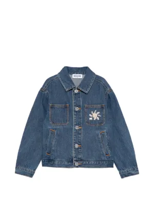 MM6 Maison Margiela Kids デニムジャケット | ブルー | FARFETCH JP