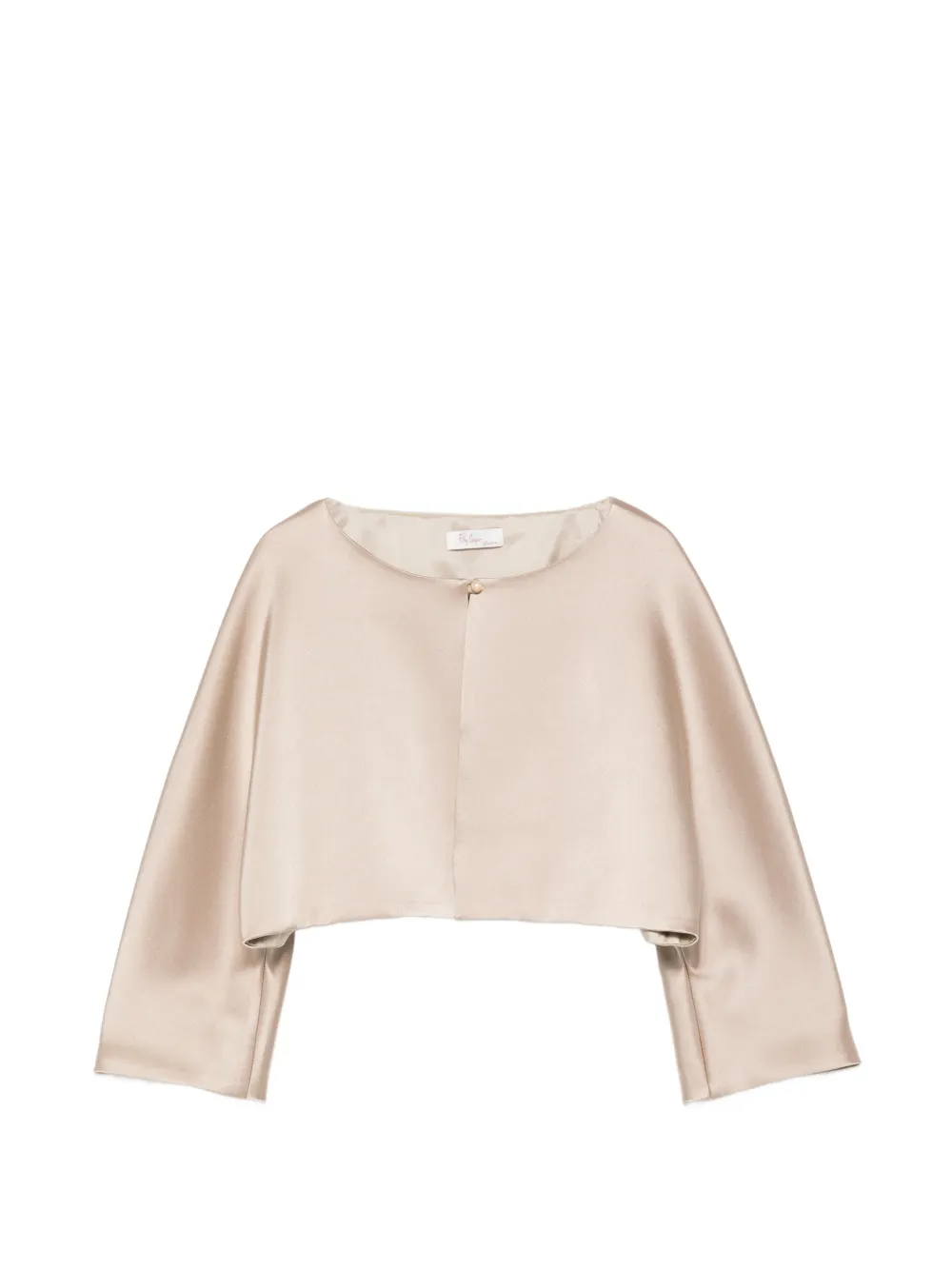 Fely Campo broad-sleeve crop jacket - Toni neutri