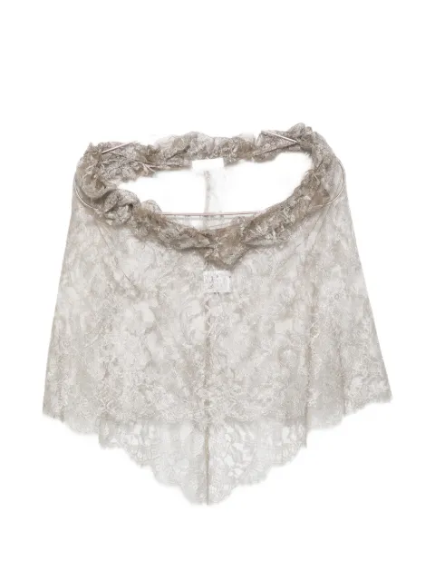 Fely Campo ruffled lace top