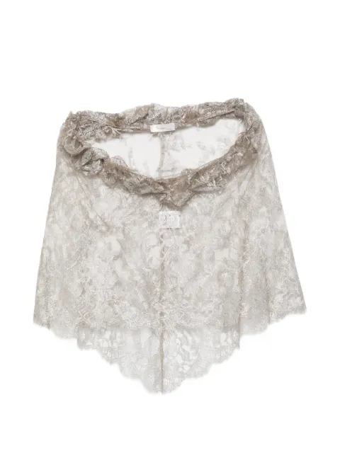 Fely Campo ruffled lace top