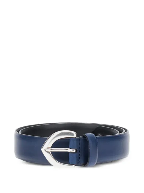 Bax Lab turquoise stone leather belt