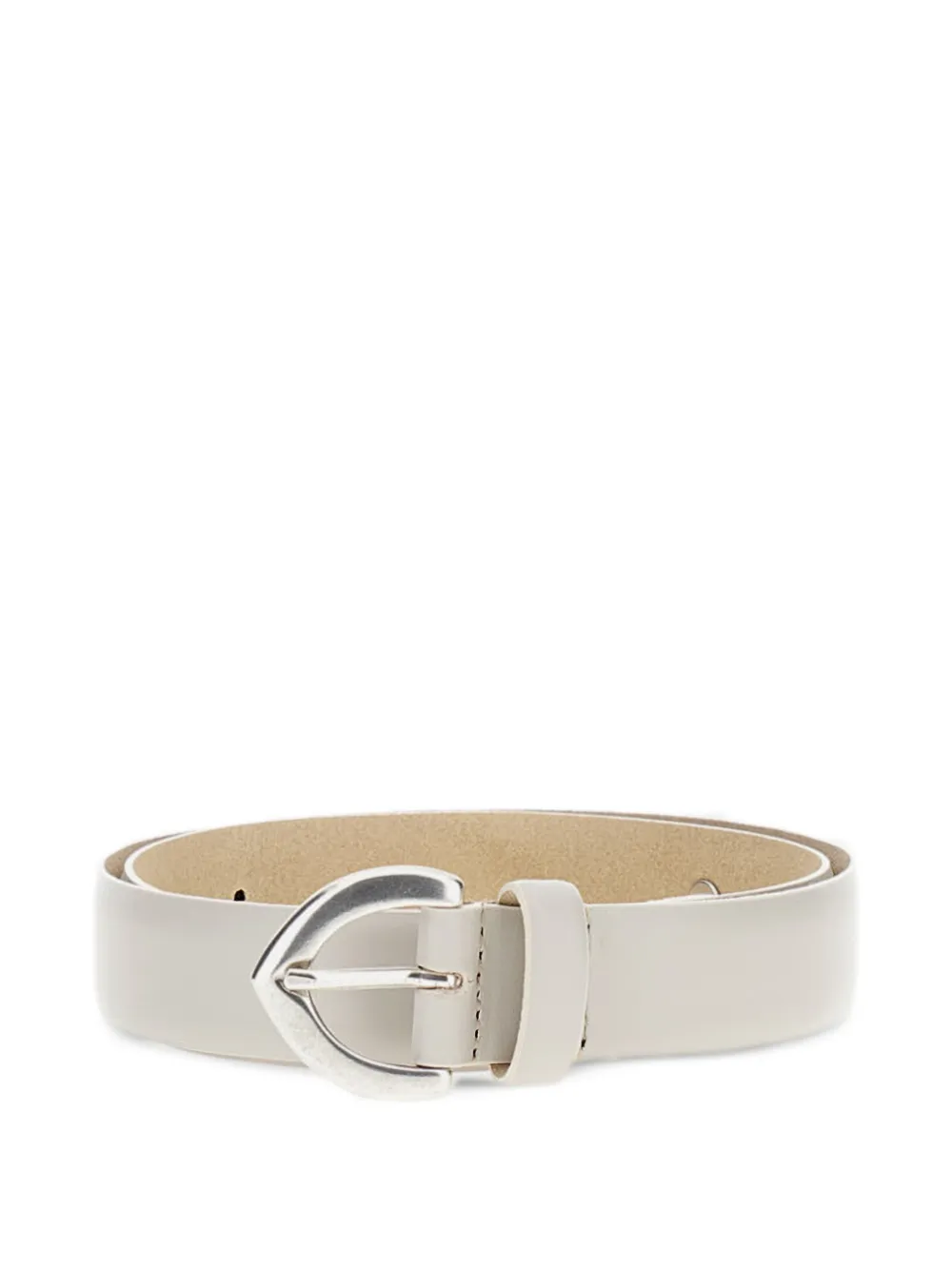 Bax Lab stone embellished leather belt - Toni neutri