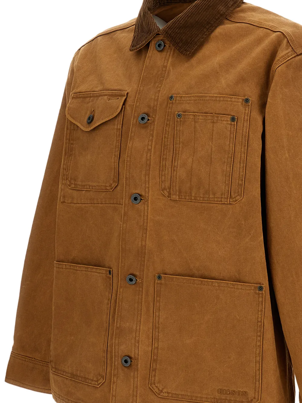 Filson Corduroy-collar Shirt Jacket - Brown 