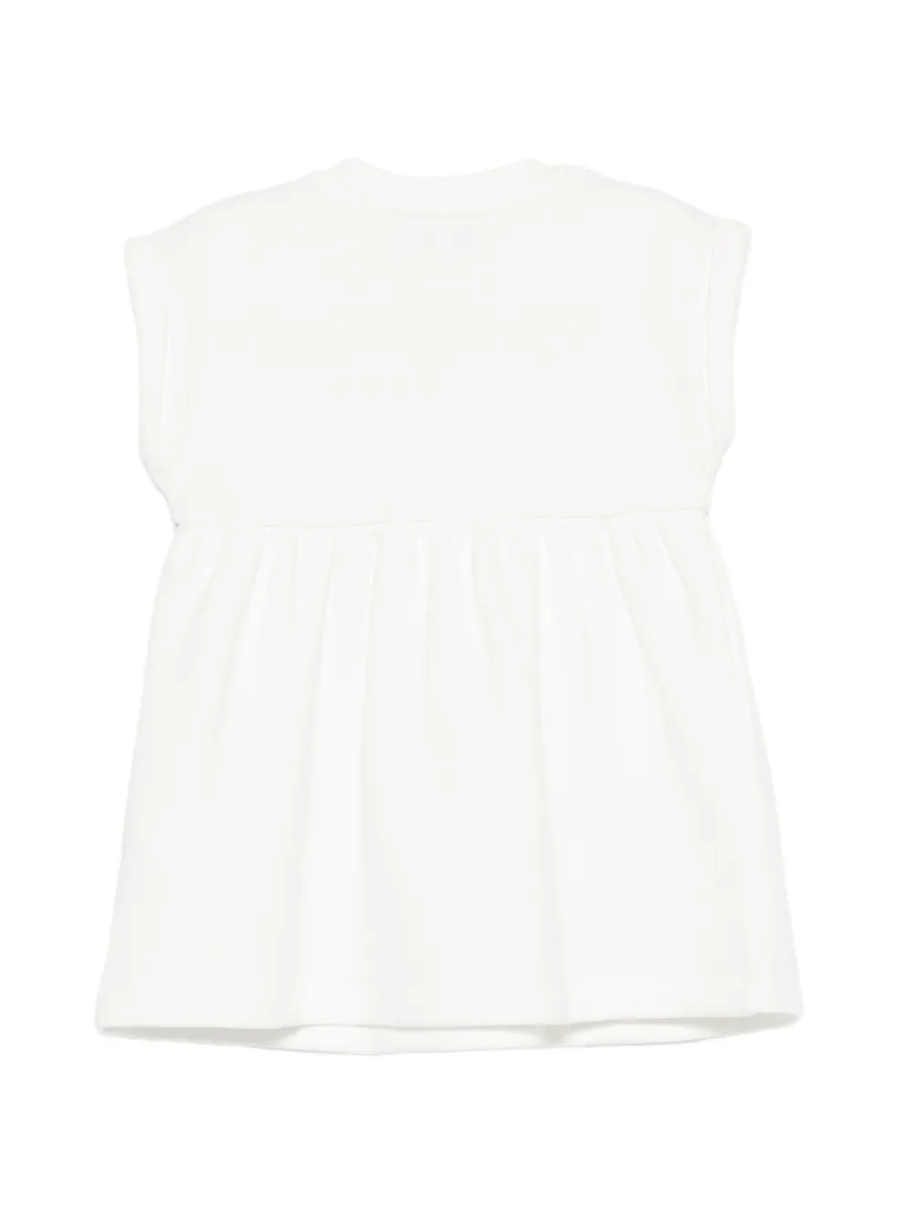 Moschino Kids Jurk met print Wit
