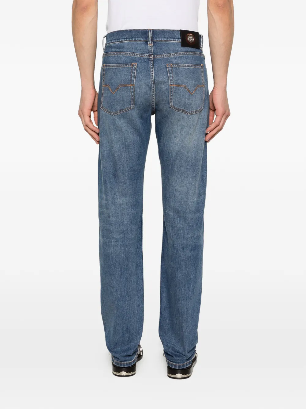 Versace Jeans met vijf zakken Blauw