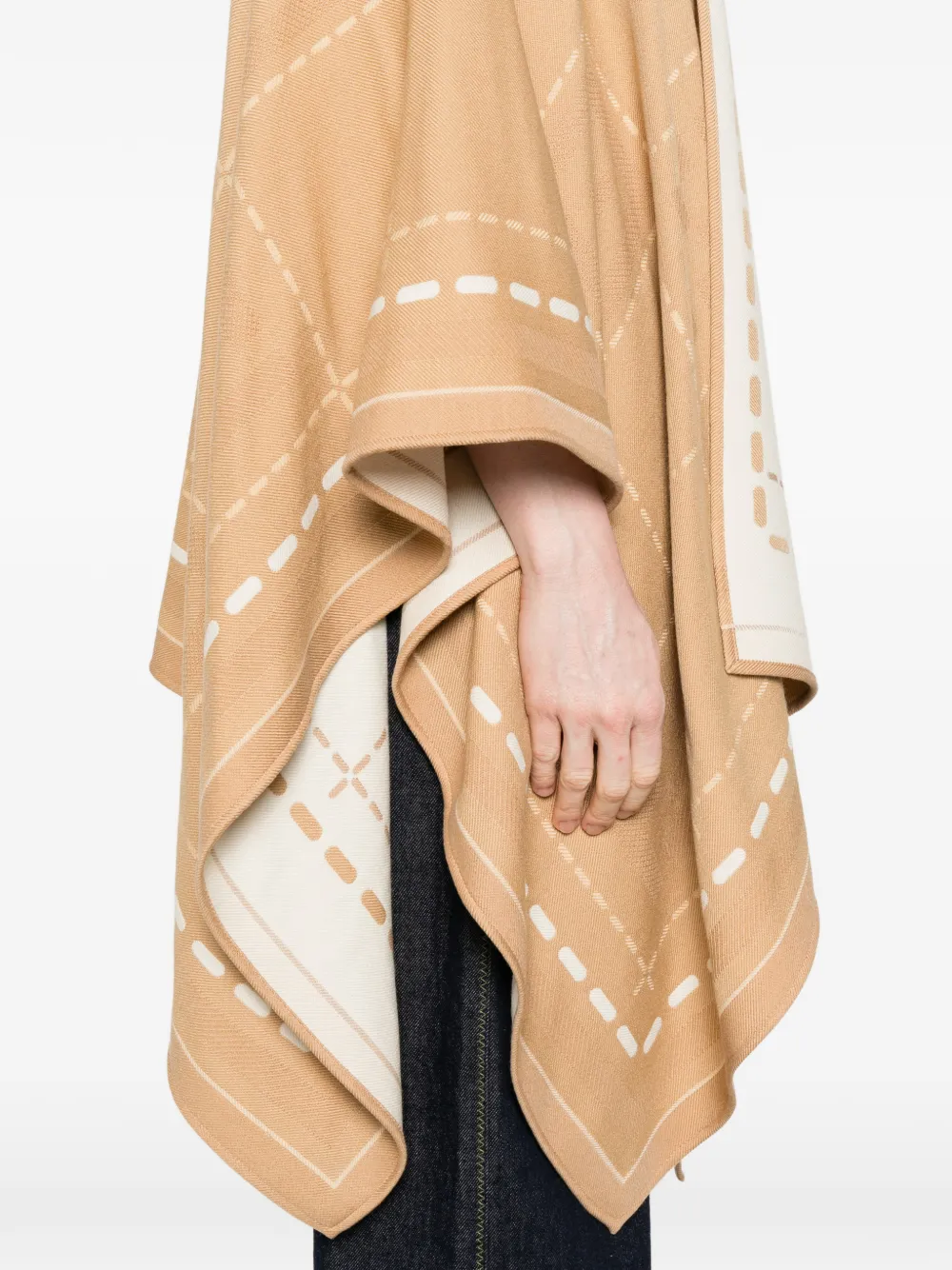 patterned cape