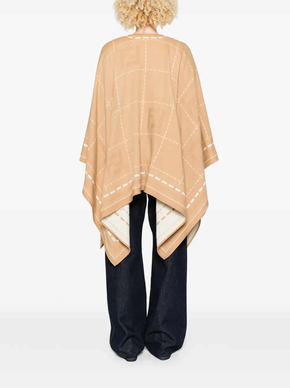 patterned cape