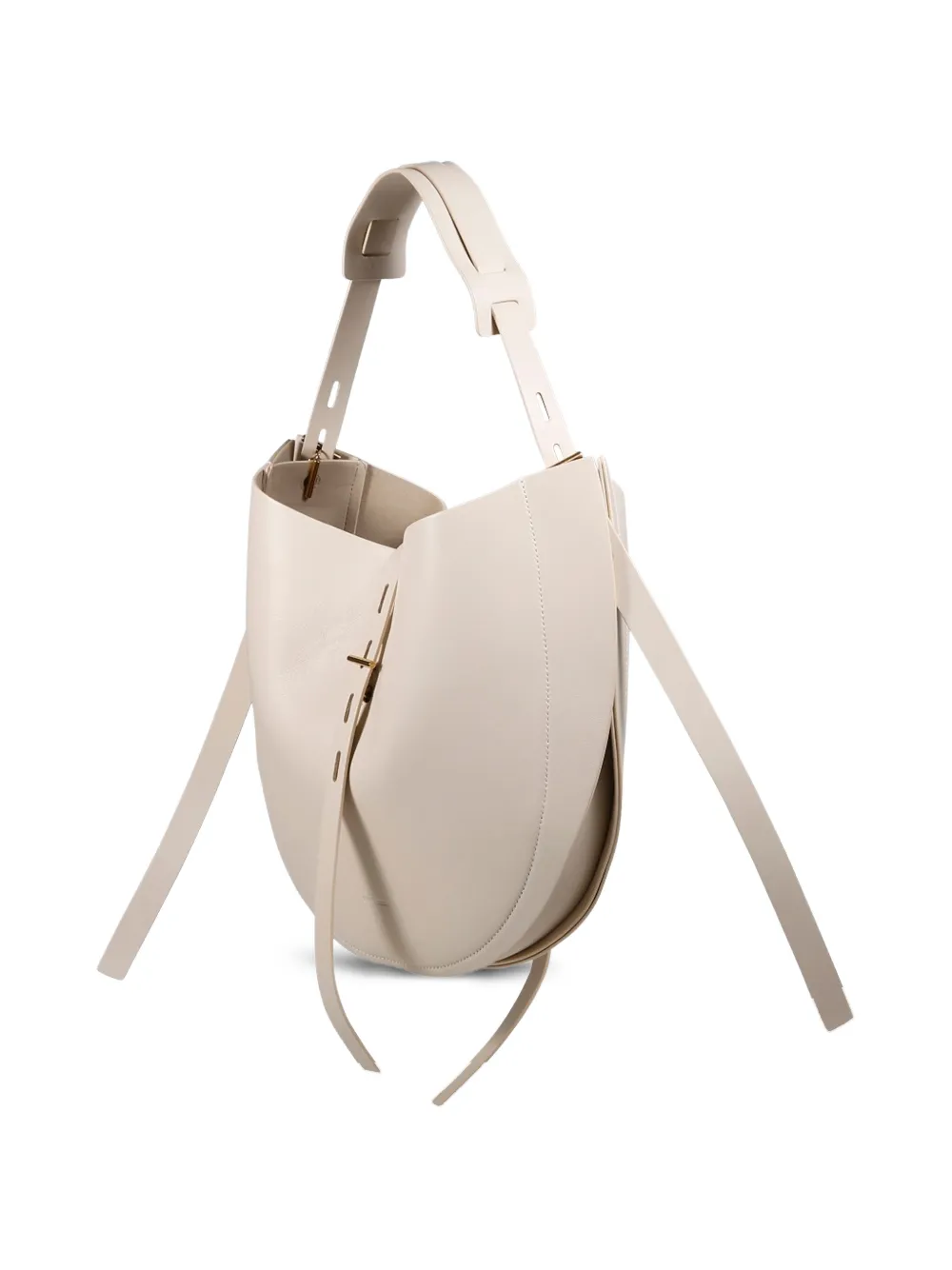  Minobossi Buckle Strap Shoulder Bag - Neutrals 
