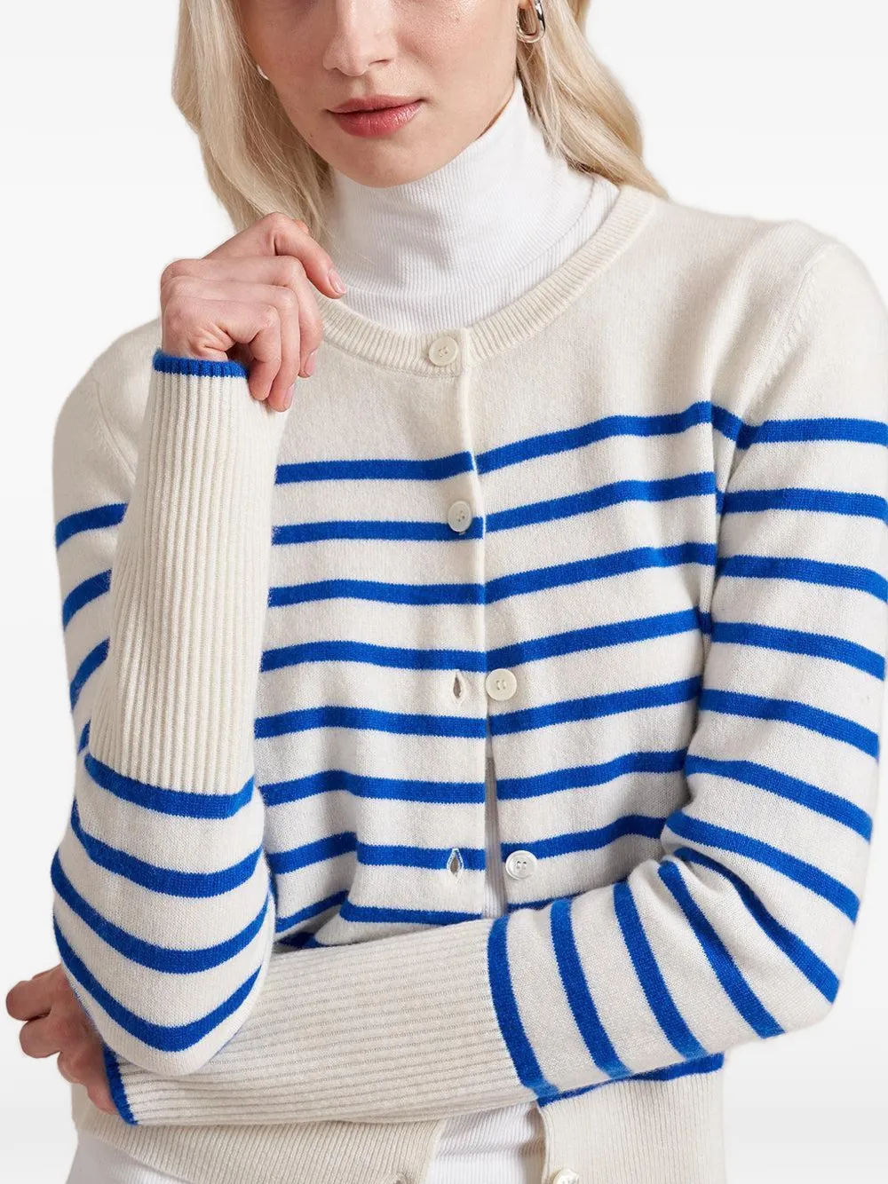  La Ligne Striped Cardigan - Neutrals 