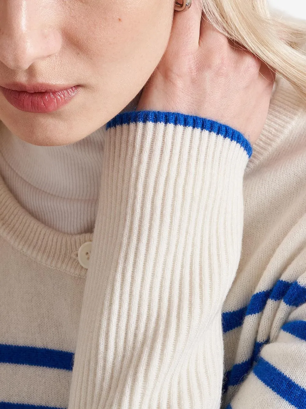  La Ligne Striped Cardigan - Neutrals 
