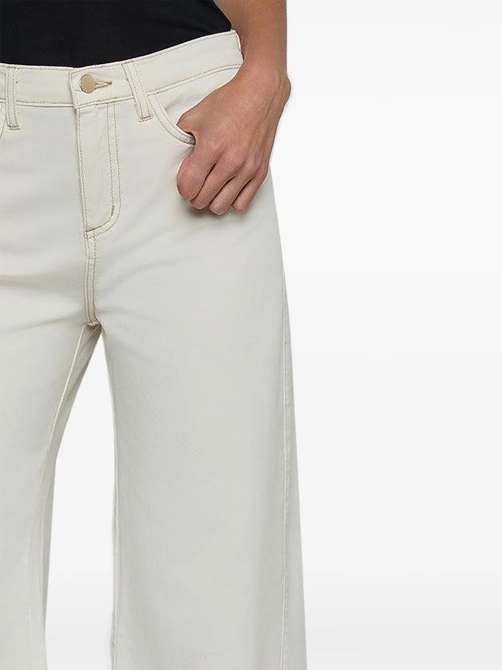  L'agence Flared Trousers - Neutrals 