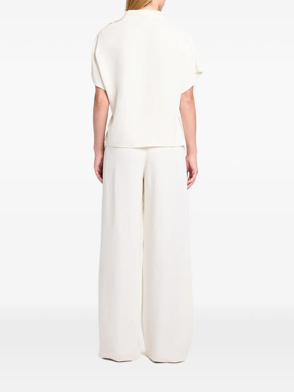 TWP T-shirt met col Beige
