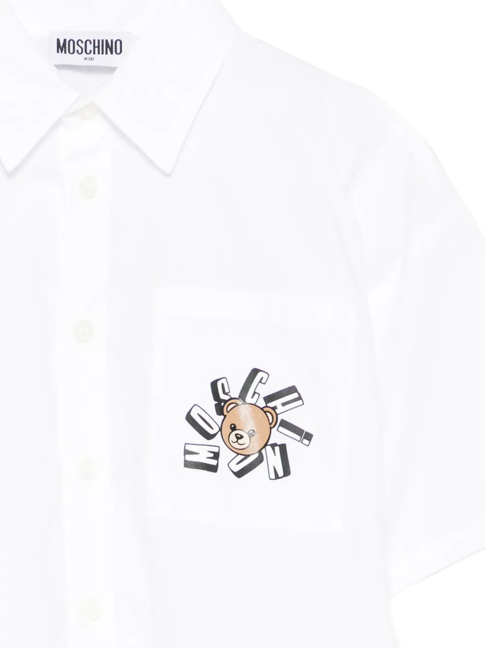 Moschino Kids Shirt met grafische print Wit