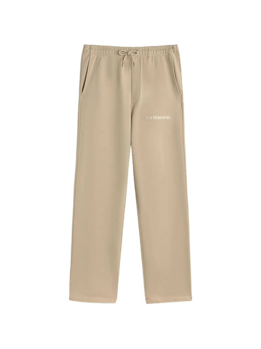 LES HÉRITIERS logo-detail trousers - Toni neutri