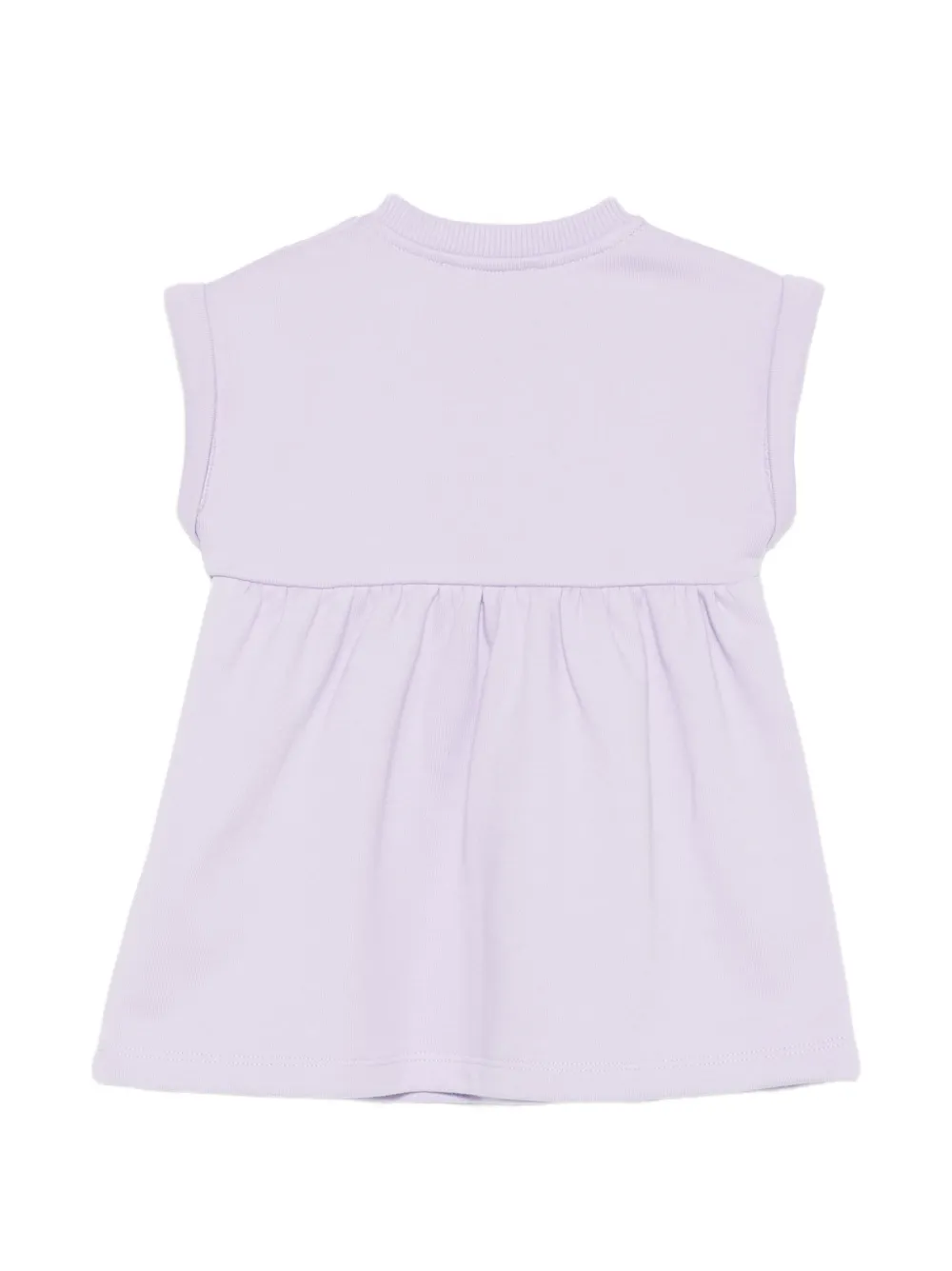 Moschino Kids Jurk met teddybeerprint Paars