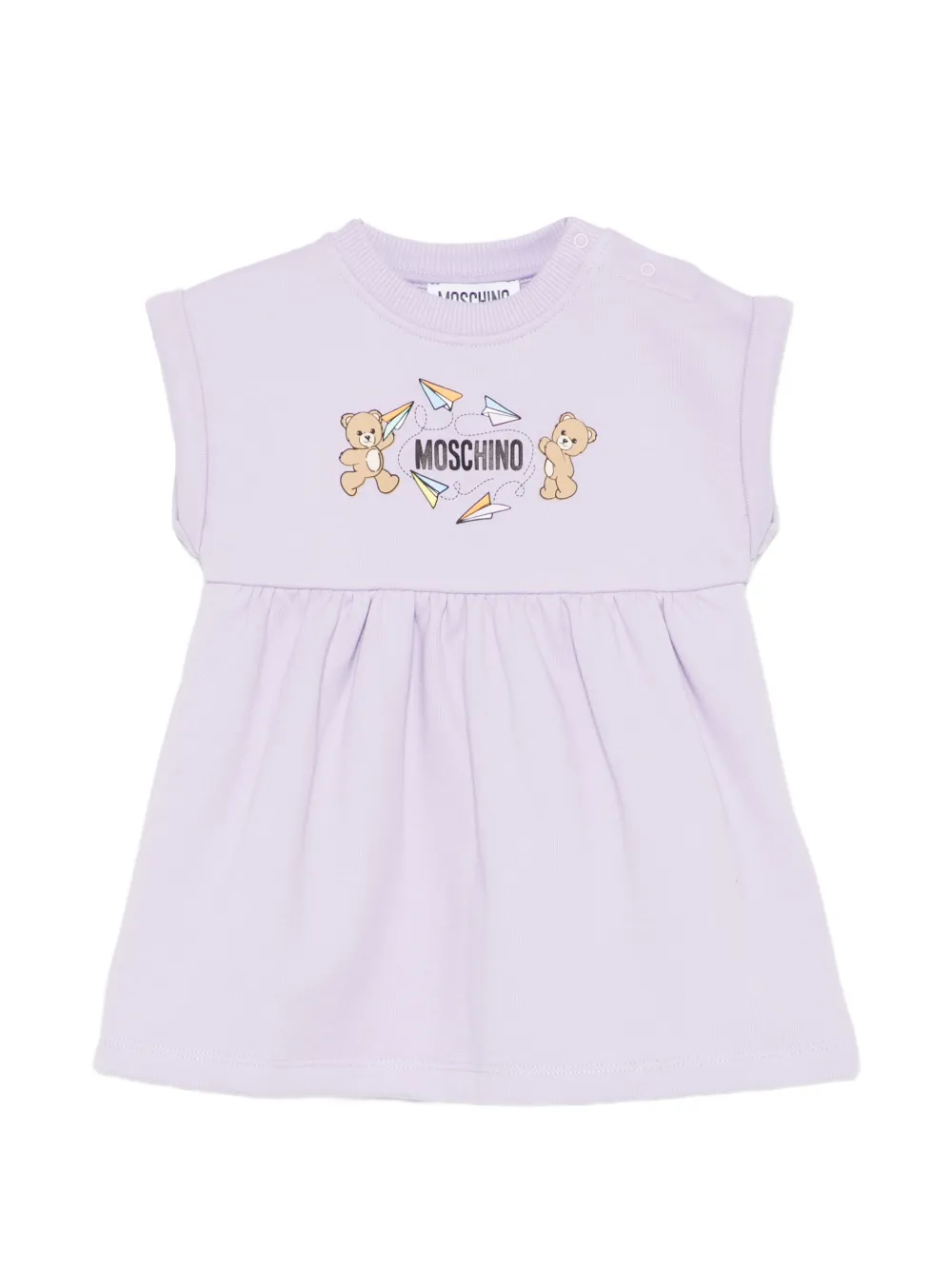 Moschino Kids teddy-print dress - Viola