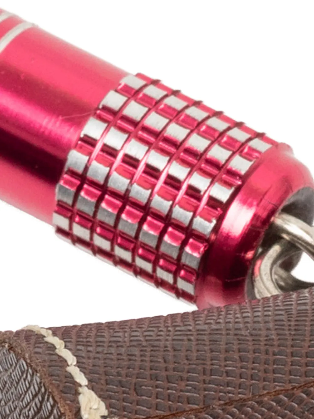 2000-2026 Saffiano And Metal Robot Key Chain